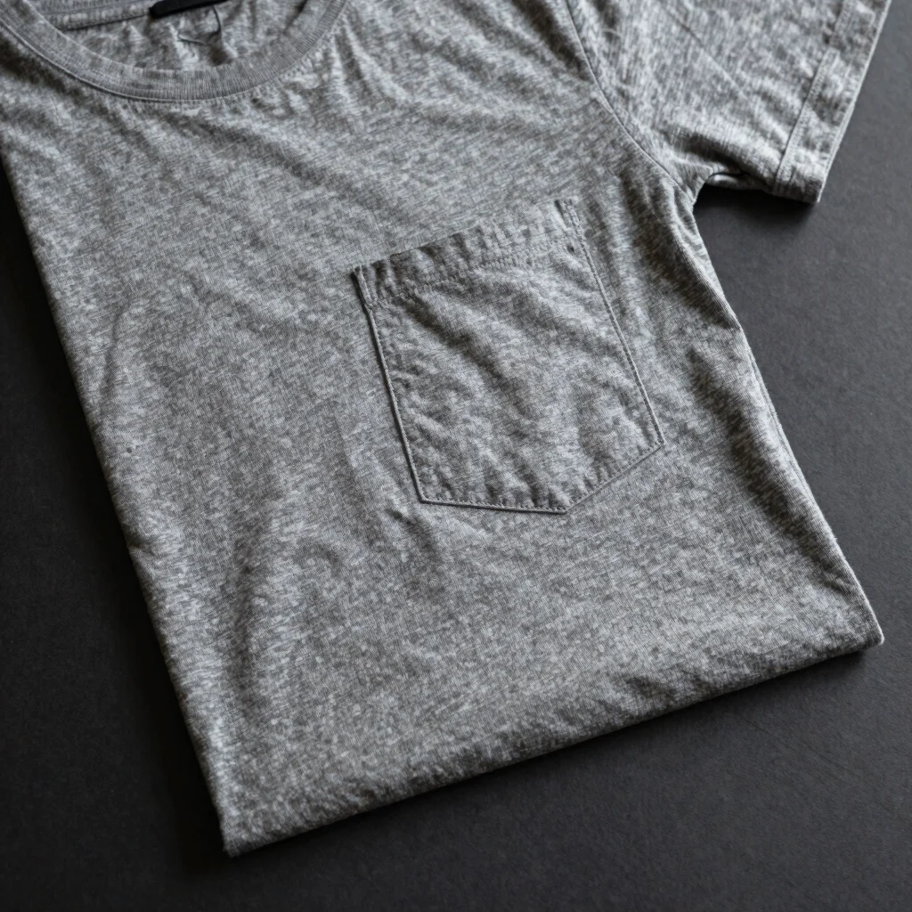 Polera Pocket Slate Grey