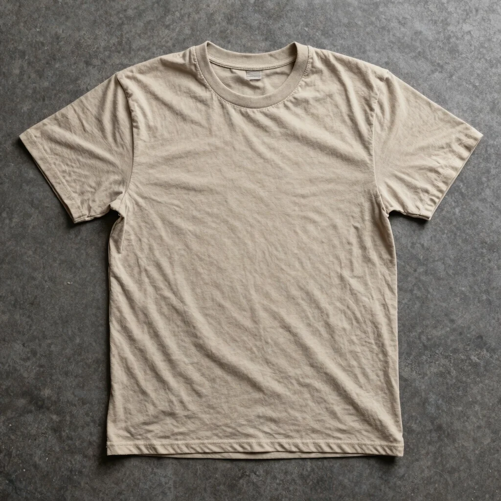 Polera Raw Edge Sand Ash